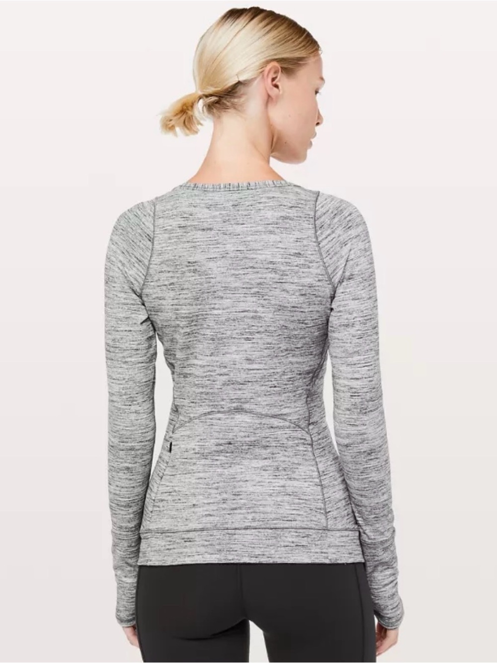 LULULEMON CYPRESS KISS LONG SLEEVE TOP GREY COLOR. See Pics For Measurements.